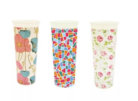 Ваза для цветов д 112 мм 40002